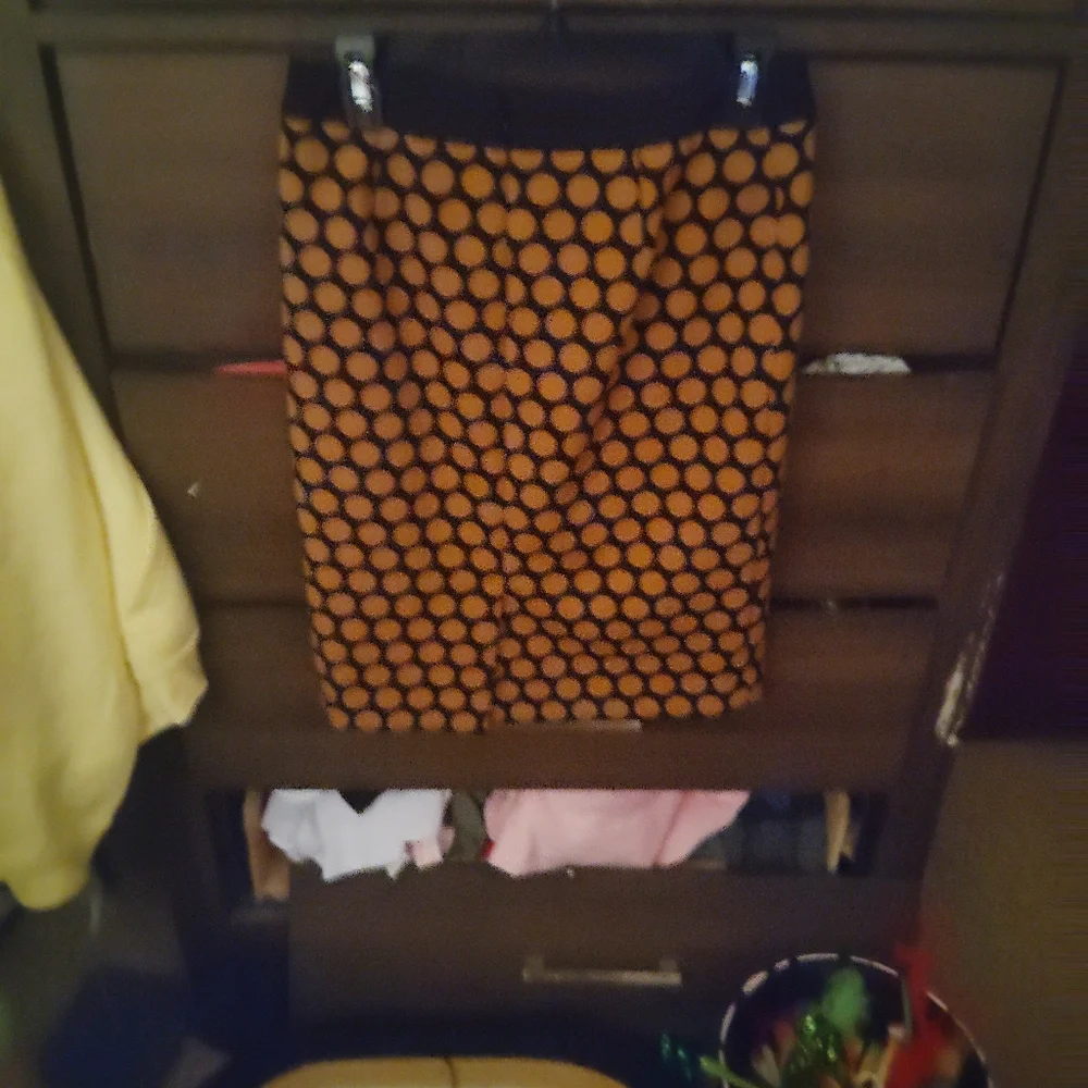 TALBOTS Polka Dot Pencil Skirt - Size 2